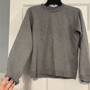 J. Crew Factory Gray Crew Neck Sweater